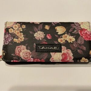 Tahari Black Floral Women's Wallet